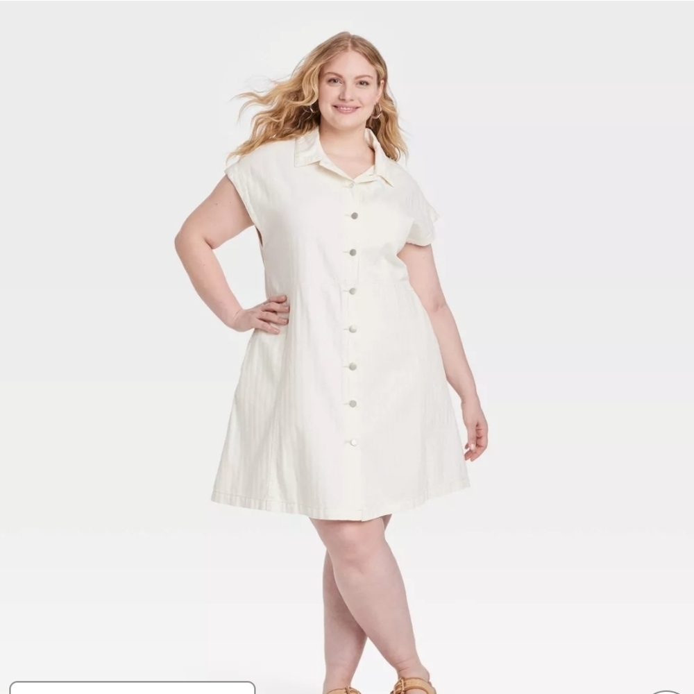 Universal Thread Denim Flouncy Dress